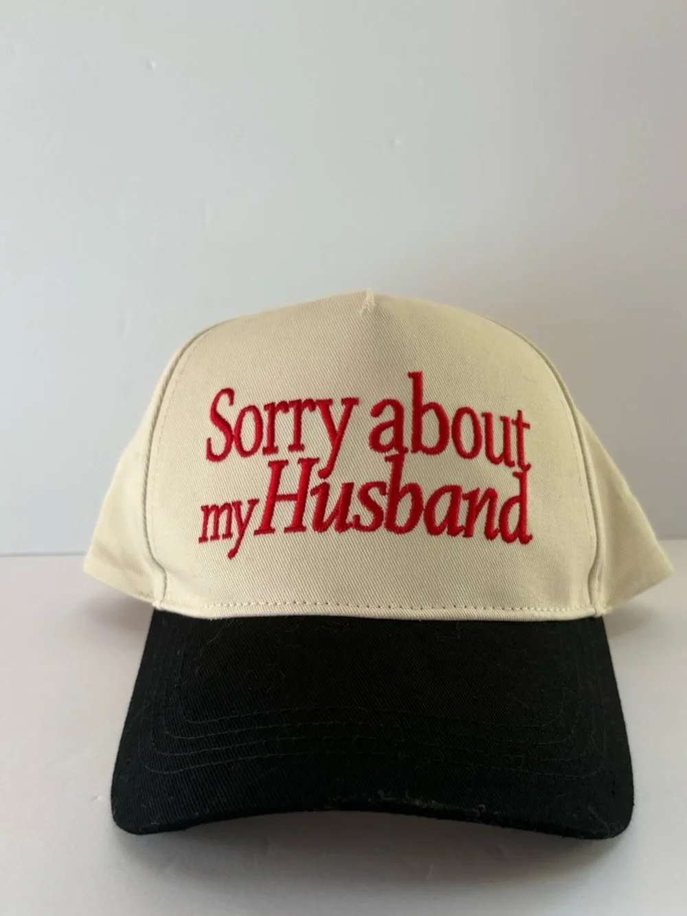 NWOT David and Young Sorry About My Husband Vintage Trucker Hat